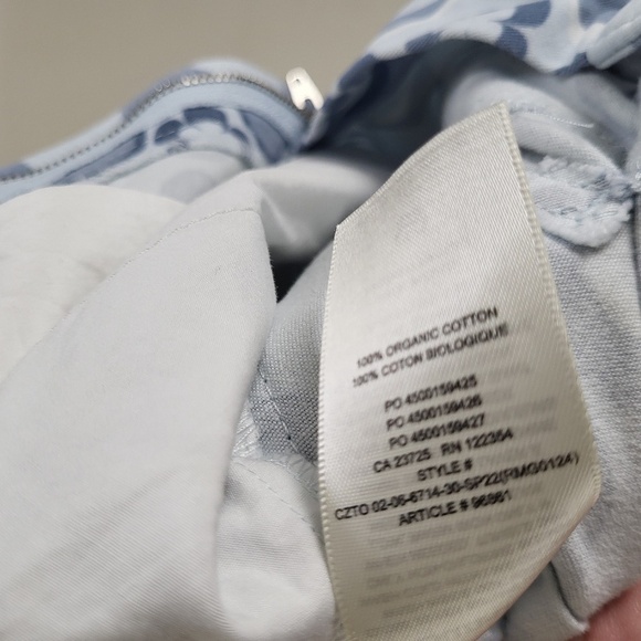 BLUE Aritzia Sunday Best Sun-deh Jaden Tapered Pants Low Mid Rise Tailored - Picture 9 of 13